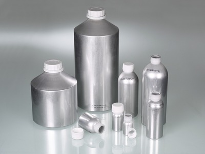 Assortment aluminum bottles