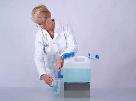 Bidón de cuello ancho con conector de rosca 3/4