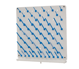 Draining rack, wallmount