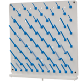 Draining rack, wallmount