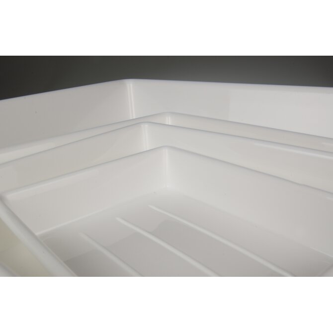 Laboratory trays / spill troughs set