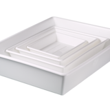Laboratory trays / spill troughs set