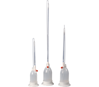 Splinter-proof titrating burette