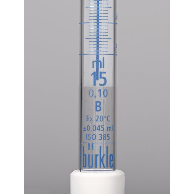 Splinter-proof titrating burette