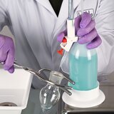 Pince à béchers en acier inoxydable avec revêtement en silicone