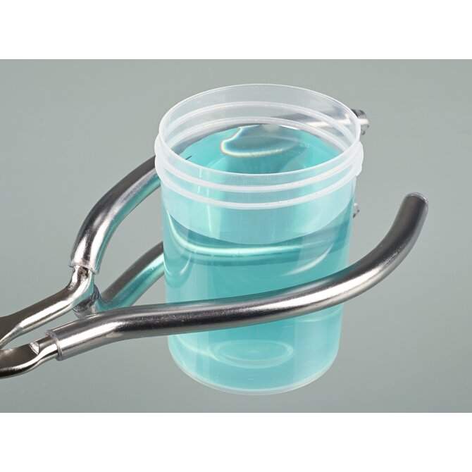 Pince à béchers en acier inoxydable avec revêtement en silicone