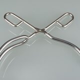 Pince à béchers en acier inoxydable avec revêtement en silicone