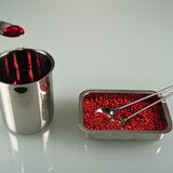Cuchara química de acero inoxidable con mango redondo
