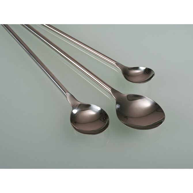 Cuchara química de acero inoxidable con mango redondo