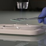 Deckglaspinzette aus Edelstahl
