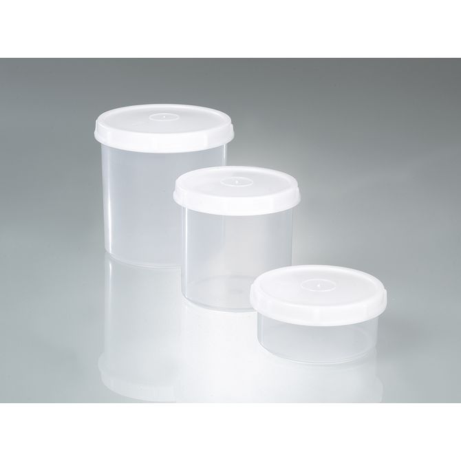 Tarros transparentes, con tapa de rosca