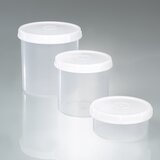 Tarros transparentes, con tapa de rosca