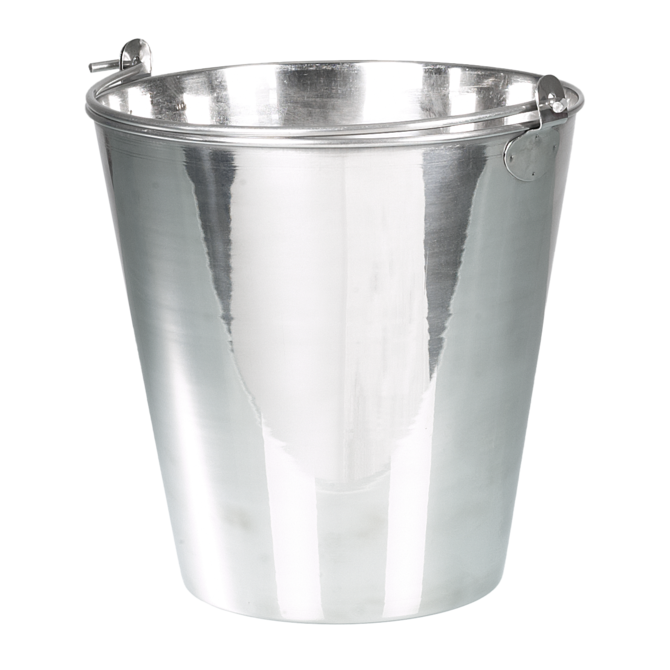 Stainless steel bucket