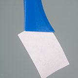 Single-use tweezers, blue, broad tip