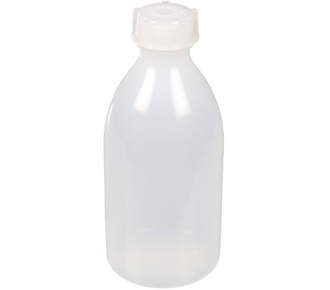 Botellas de cuello estrecho, redondas