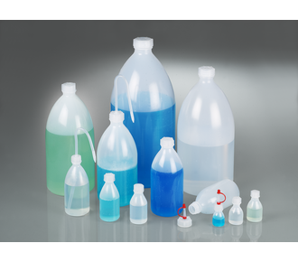 Narrow neck bottles, round