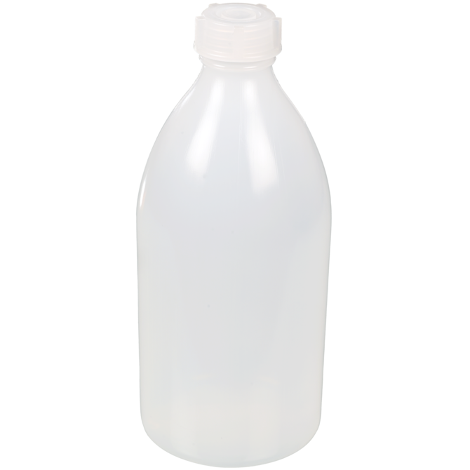 Narrow neck bottles, round