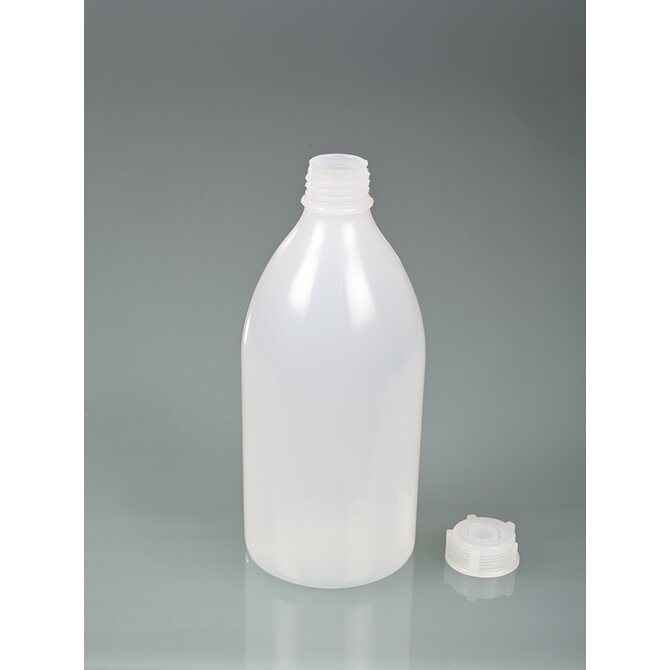 Narrow neck bottles, round