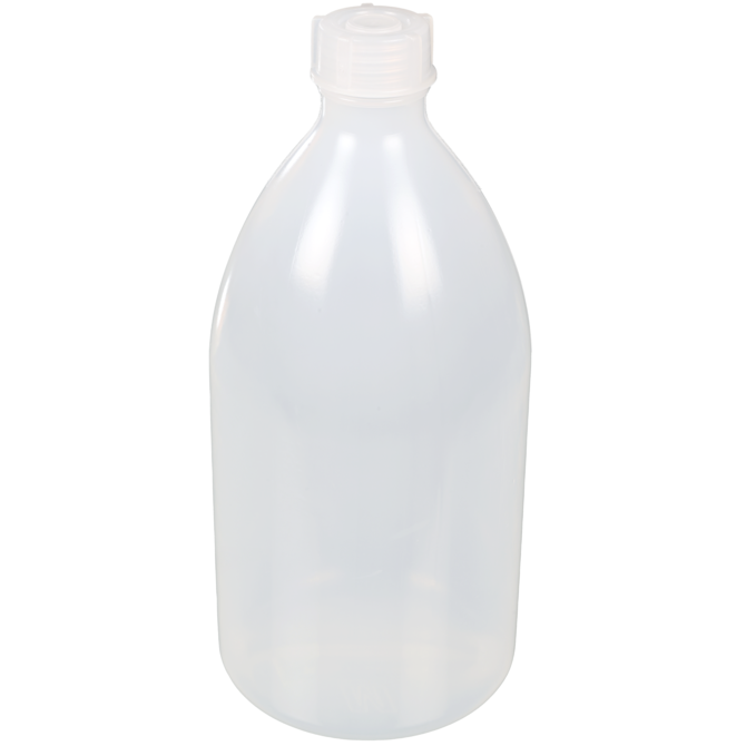 Narrow neck bottles, round