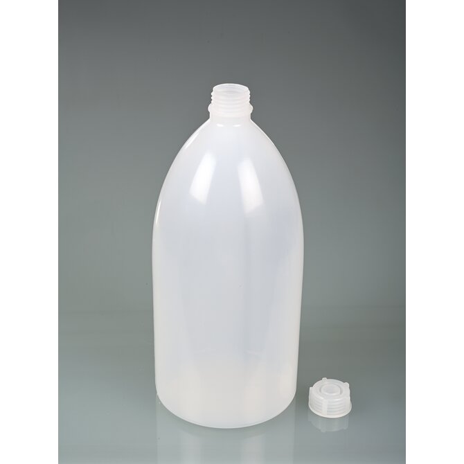 Narrow neck bottles, round