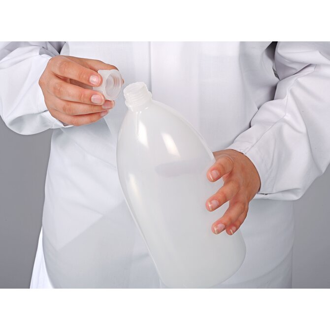 Narrow neck bottles, round