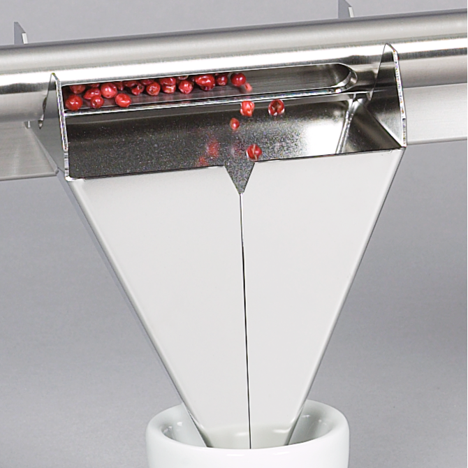 Emptying device