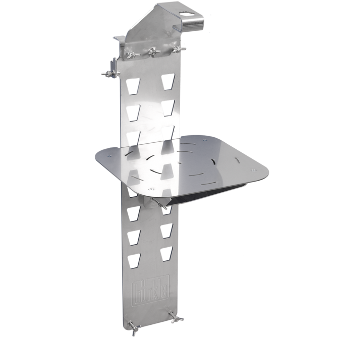 Adjustable Drum Stick Holder - Portable Clip-On Storage For Drumsticks - ABS Plastic With Rubber Cushion