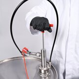 Fasspumpe Gasdicht Edelstahl mit Auslaufschlauch