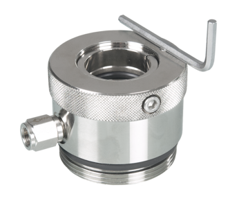 Gastight barrel connector