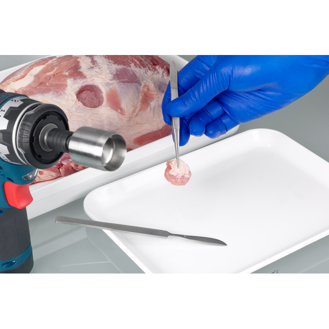 Bohrkopf für Schlachtkörper-Probenahme