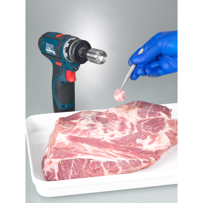 Bohrkopf für Schlachtkörper-Probenahme