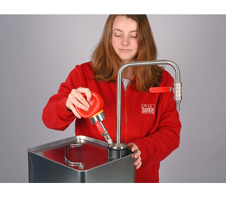 Lösemittelpumpe für Weißblechkanister, Handbetrieb