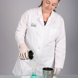 Stainless steel laboratory beaker