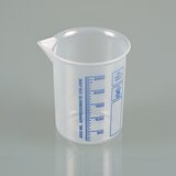 Laboratory beaker, Griffin beaker PP, blue scale