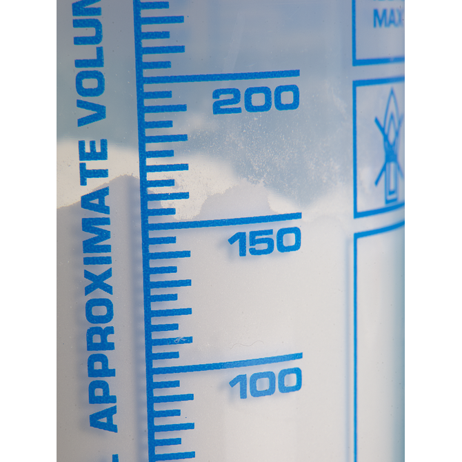 Laboratory beaker, Griffin beaker PP, blue scale