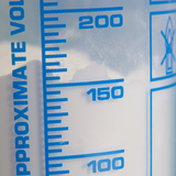 Laboratory beaker, Griffin beaker PP, blue scale