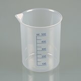 Vasos para laboratorio, vasos Griffin de PP, escala azul