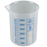 Vaso de laboratorio, vaso Griffin PP, escala azul
