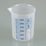 Vaso de laboratorio, vaso Griffin PP, escala azul