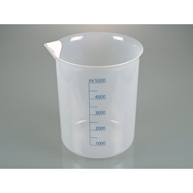 Vaso de laboratorio, vaso Griffin PP, escala azul
