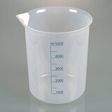 Vaso de laboratorio, vaso Griffin PP, escala azul