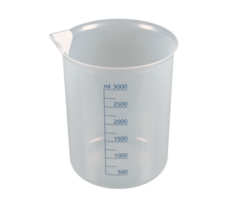 Laboratory beakers/Griffin beakers, PP