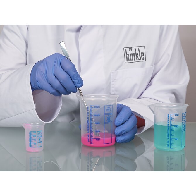 Laboratory beaker, Griffin beaker PP, blue scale