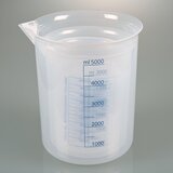 Vaso de laboratorio, vaso Griffin PP, escala azul