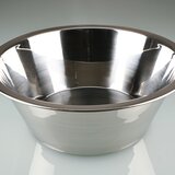 Conical laboratory bowl with a flat base