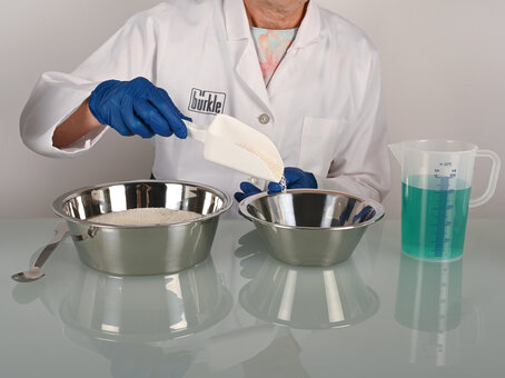Laborschüssel, konisch, mit flachem Boden