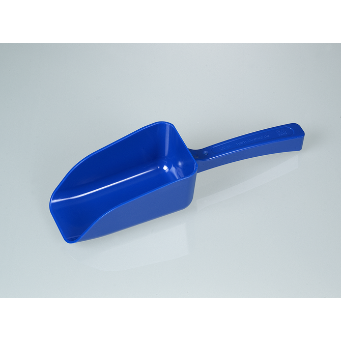 Pelle à main pour aliments, bleue