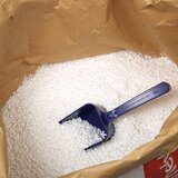 Pelle à main pour aliments, bleue