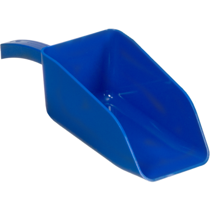 Pelle à main pour aliments, bleue