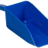 Pelle à main pour aliments, bleue